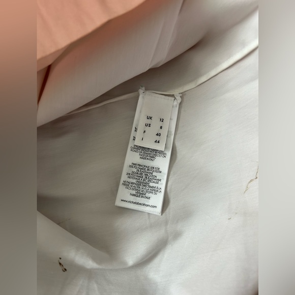 Victoria Beckham Pink Linear Pencil Skirt - Picture 7 of 12